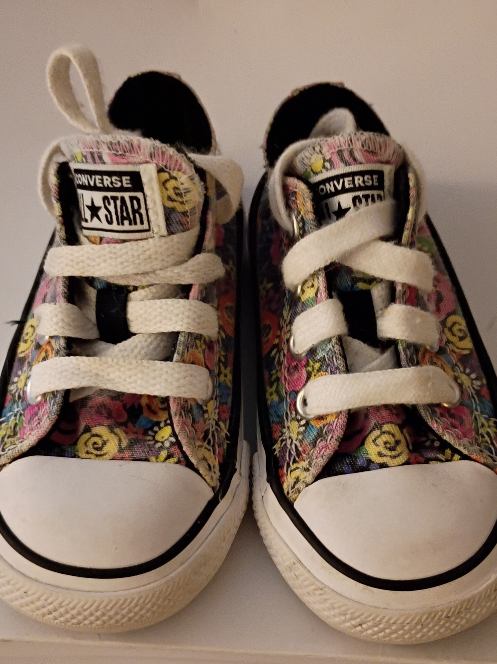 Converse Kids' Floral Low-Top Sneakers - Multicolor